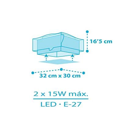 Dalber PlafondlampLittle Shark - 63476