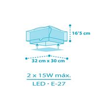 Dalber PlafondlampLittle Shark - 63476 - thumbnail