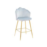 Barkruk Chanelle Lichtgrijs - Set van 2 - thumbnail