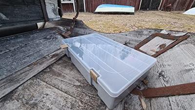 Westin W3 Tackle Box Compartmens Grey & Clear 36x22,5x8 cm