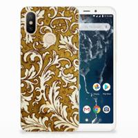 Siliconen Hoesje Xiaomi Mi A2 Barok Goud - thumbnail