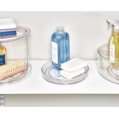 iDesign - Lazy Susan Draaiplateau, 22.9 cm, Kunststof, Transparant - i