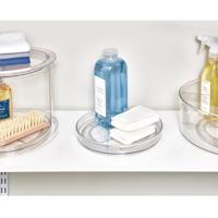 iDesign - Lazy Susan Draaiplateau, 22.9 cm, Kunststof, Transparant - i - thumbnail