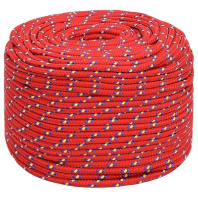 Boottouw 6 mm 50 m polypropyleen rood Boottouw 6 mm 50 m polypropyleen rood