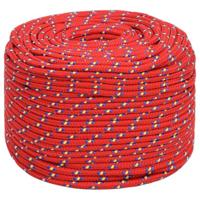 Boottouw 6 mm 50 m polypropyleen rood - thumbnail
