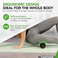 Tunturi Vibrating duo Massage Roller voor rugmassage | voetmassage | elektrische | met 3 niveau's | compact formaat | Zwart - thumbnail