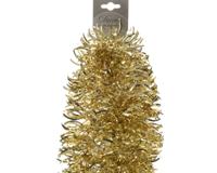 Lametta golfguirlande glans licht goud - thumbnail