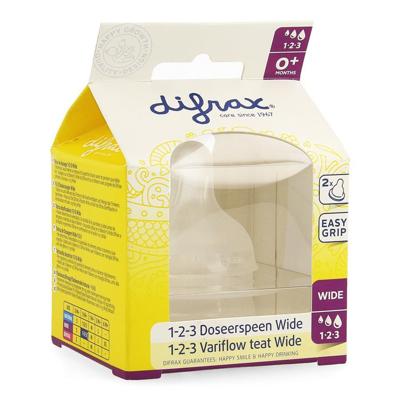 Difrax 1-2-3 Doseerspeen Wide Difrax 1-2-3 Doseerspeen Wide