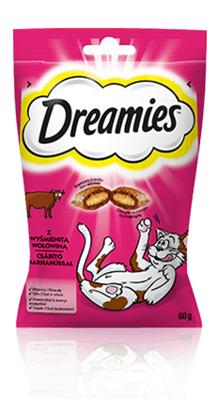 Dreamies 4008429037948 droogvoer voor kat 60 g Volwassen Rundvlees