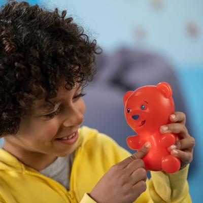 Jiggly Pets Gummymals Gummy Bear 12 cm + Licht en Geluid Rood - thumbnail