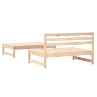 2-delige Loungeset massief grenenhout - thumbnail