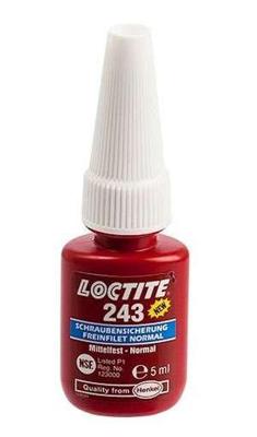 LOCTITE schroefbeveiliging "243" screw retention 5 ml tube medium strength