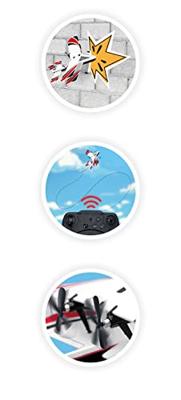 Radiobestuurd vliegtuig - BUKI meerkleurig