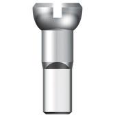 Sapim Spaaknippel 14 polyax 14mm zilver messing (100st) - thumbnail