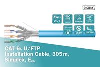 Digitus DK-1623-A-VH-305 Netwerkkabel CAT 6A U/FTP 0.25 mm² Lichtblauw 305 m - thumbnail