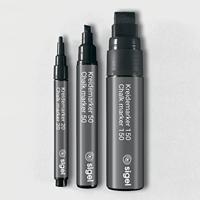 Sigel SI-BA180 Krijtstift Wigpunt 1-5 mm Zwart - thumbnail
