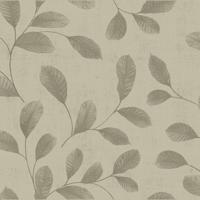 Dutch Wallcoverings Behang Design Leaves Grey-Beige 12020 - thumbnail