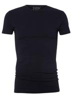 Slater Stretch T-Shirt Round neck Black Two Pack ( art 6520) - thumbnail