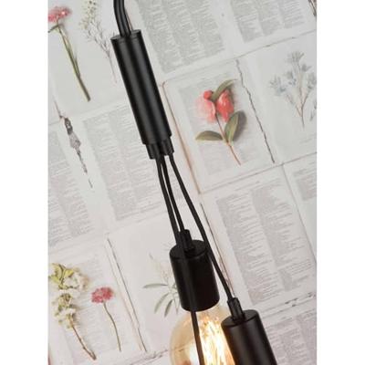 its about RoMi Vloerlamp 'Oslo' 3-lamps, kleur Zwart