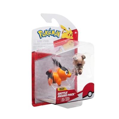Pokemon Battle Figure Pack - Tepig & Rockruff