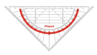 Maped geodriehoek Geo-Flex, ft 16 cm, flexibel