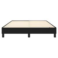 Boxspringframe stof zwart 140x200 cm - thumbnail