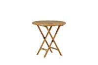 Nohr Ronde Bistrotafel 'Zev' Bamboe, 80cm - thumbnail
