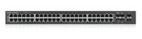 Zyxel 24/28 -port Gigabit Ethernet Smart Managed Switch - ontwerp zonder ventilator met 4 gigabit-combo poorten (4x DDR4-/ 4x GbE) [GS1920-24] 48 poorten 4 x poort. 48-port 4x SFP v1 - thumbnail