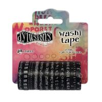 Ranger Ink Ranger • dylusions washi tape set black 3,5cm x 5,5m 12pieces - thumbnail