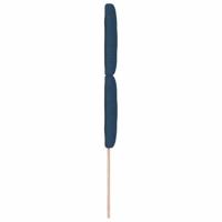 Hoofdbord met LED -striplichten Verstelbaar Blauw 100 cm Stof - thumbnail