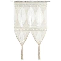 VidaXL Gordijn macramé 140x240 cm katoen - thumbnail