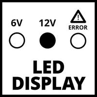 Einhell CE-BC 1 M Oplader 6 V, 12 V 1 A 1 A - thumbnail