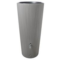 Garantia design regenton Linus 220 liter met bloembak - thumbnail