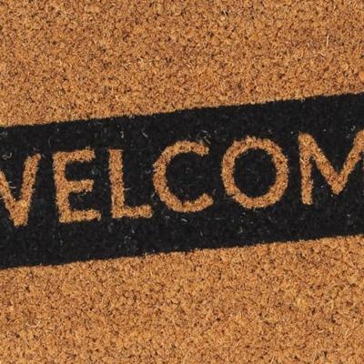 VidaXL Deurmat 45x75 cm getufte kokosvezel naturel VidaXL Deurmat 45x75 cm getufte kokosvezel naturel