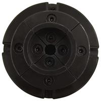 VidaXL Houtklauwplaat 4 bekken met m33 verbinding 100 mm staal - thumbnail