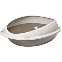 AIME Ovale kattenbak met verwijderbare rand - 57 x 40 x 19 cm - Voor katten - thumbnail