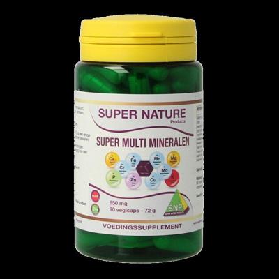 SNP Super multi mineralen 650mg puur 90 Vegetarische capsules