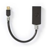 Nedis CCBW37654AT02 Mini-displayport - Hdmi™-kabel Mini-displayport Male - Hdmi™-uitgang 0,2 M Antraciet - thumbnail