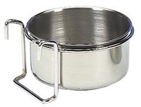Nobby roestvrij stalen nap met bevestiging ring met haak 15,0 cm 0,85 ltr - thumbnail