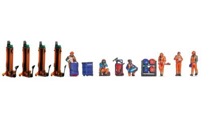 NOCH 35900 N Reparatiewerkplaats figuren Geverfd, Staand