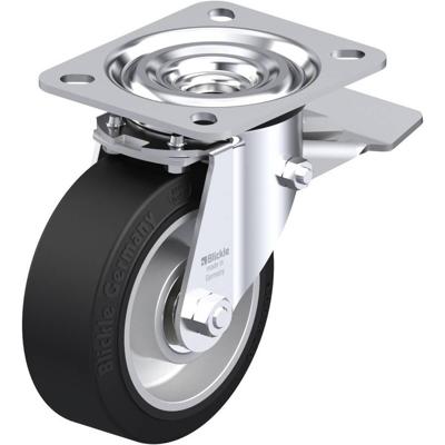 Blickle L-ALEV 100K-ST Zwenkwiel met rem Wieldiameter: 100 mm Draagvermogen (max.): 200 kg 1 stuk(s)