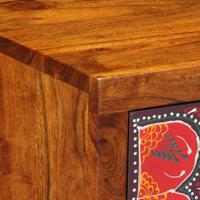 Nachtkastje 2 st 35x35x45 cm massief acaciahout - thumbnail