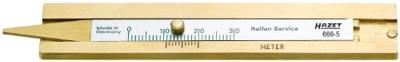 Hazet 666-5 Bandenprofielmeter Mechanisch Meetbereik diepte 30 mm (max)