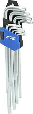 Brilliant Tools BT044019 Haakse schroevendraaierset T 10, T 15, T 20, T 25, T 27, T 30, T 40, T 45, T 50 9-delig - thumbnail