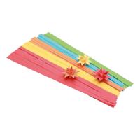 Creativ Company Vlechtstroken, l: 45 cm, d 6,5 cm, b: 15 mm, diverse kleuren, 500 stuk/ 1 doos - thumbnail