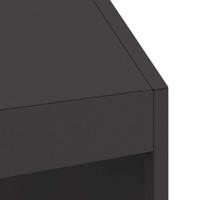 Vuurkorf Zwart 50 x 50 x 100 cm Koudgewalst staal - thumbnail