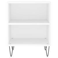 Nachtkastjes 2 st 40x30x50 cm bewerkt hout wit - thumbnail