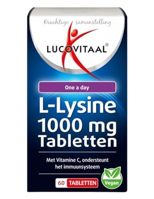 Lucovitaal L-Lysine 1000mg 60 Tabletten Lucovitaal L-Lysine 1000mg 60 Tabletten