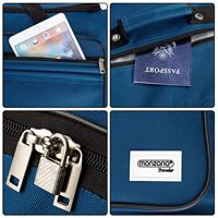 Trolley, reistas, rood, afsluitbaar, met slot, 85 liter, roltas - thumbnail