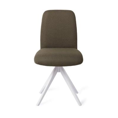 Jesper Home Eetkamerstoel 'Taiwa' Draaibaar, Turn White, kleur Jungle Jewel
